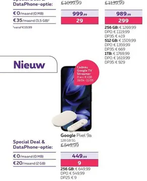 Aanbieding: Google Pixel 9a
