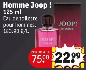 Offre: Homme Joop!