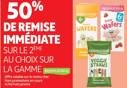 Promotie: KIDDYLICIOUS Wafers and Veggie Straws