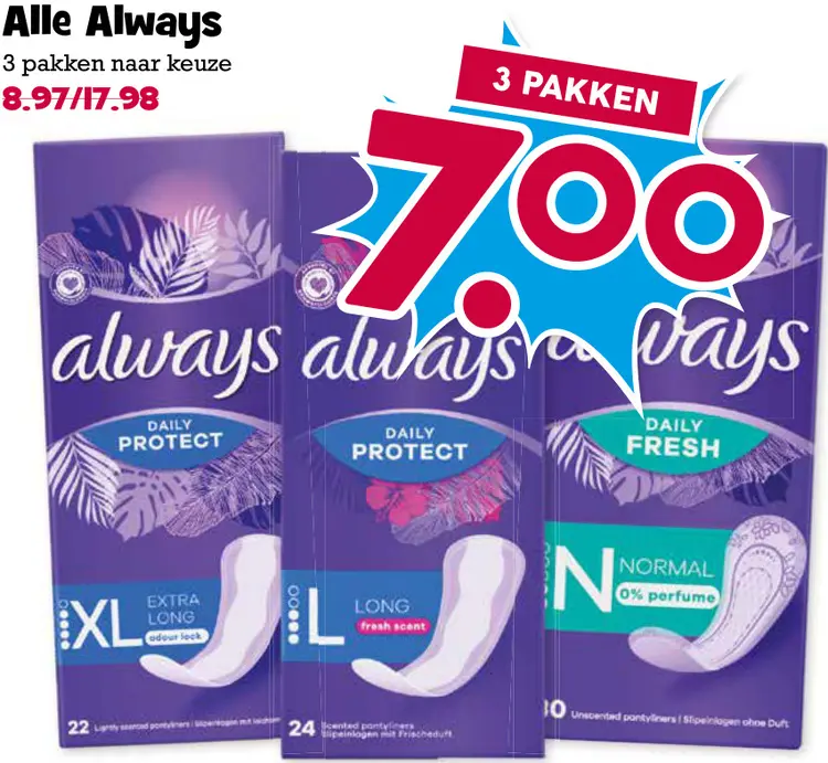 Aanbieding: Maandverband