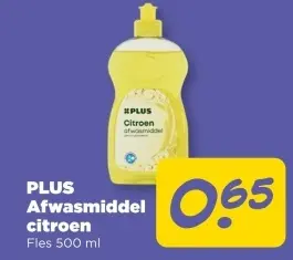 Aanbieding: Afwasmiddel citroen