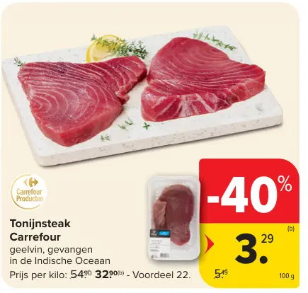 Promotie: Tonijnsteak