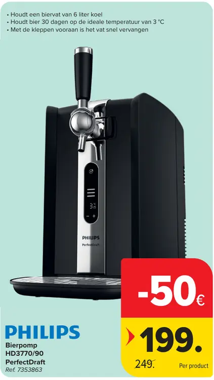 Promotie: Bierpomp HD3770/90