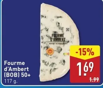 Aanbieding: Fourme d'Ambert (BOB) 50+
