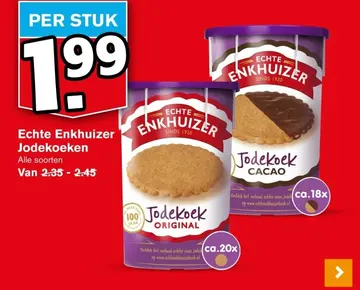 Aanbieding: Echte Enkhuizer Jodekoeken