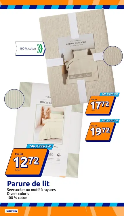 Offre: Parure de lit
