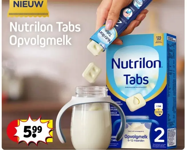 Aanbieding: Nutrilon Tabs Opvolgmelk