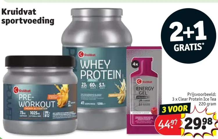 Promotie: Clear Protein Ice Tea