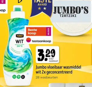 Promotie: Vloeibaar wasmiddel wit 2x geconcentreerd