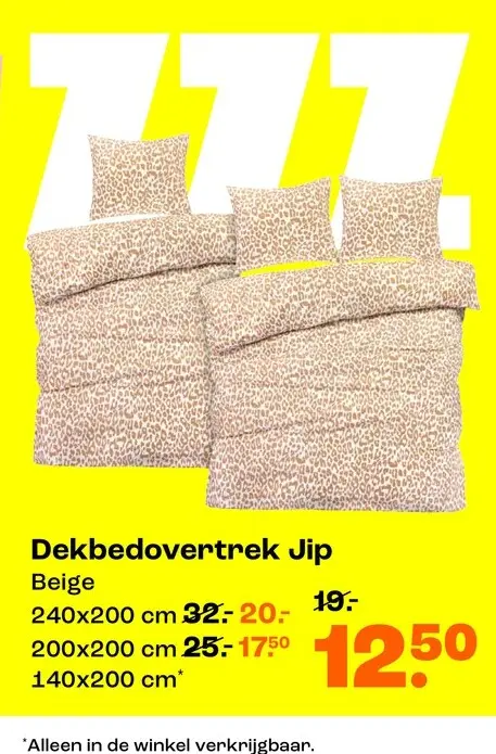 Promotie: Dekbedovertrek Jip
