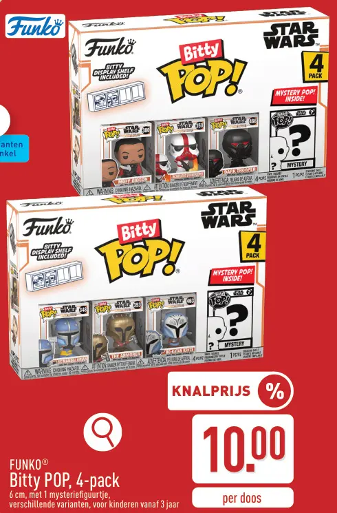 Promotie: Bitty POP, 4-pack