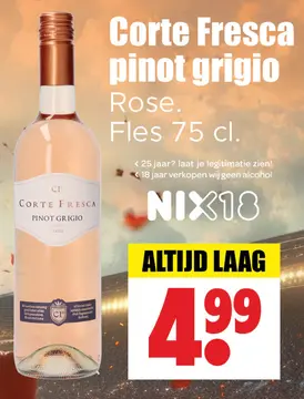 Aanbieding: Corte Fresca pinot grigio Rose