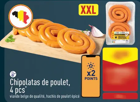Offre: Chipolatas de poulet