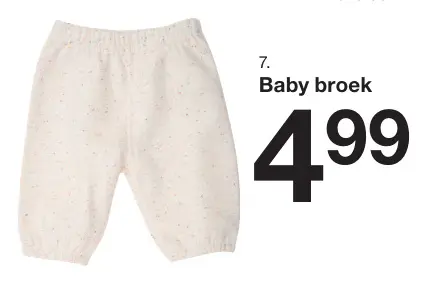 Promotie: Baby broek