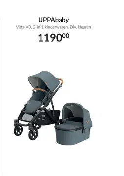 Aanbieding: UPPAbaby Vista V3, 2-in-1 kinderwagen