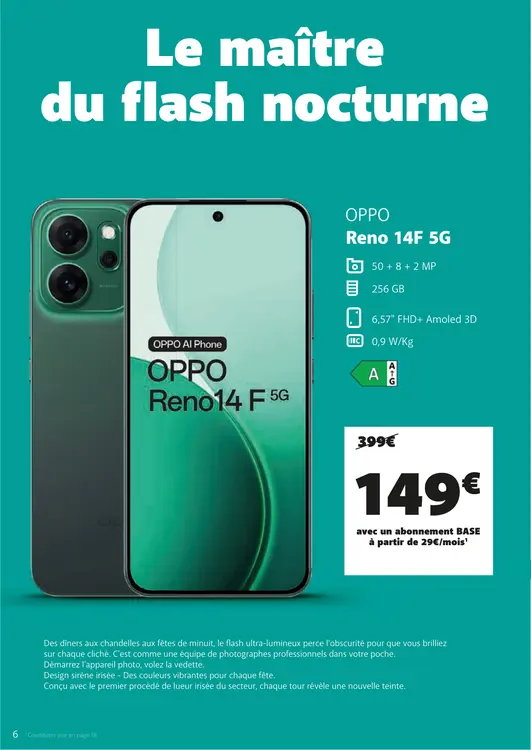 Offre: Reno 14F 5G