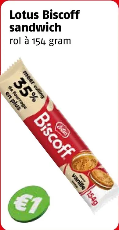 Aanbieding: Biscoff sandwich