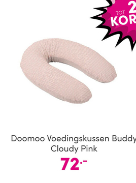 Aanbieding: Doomoo Voedingskussen Buddy Cloudy Pink