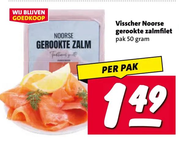 Aanbieding: gerookte zalmfilet