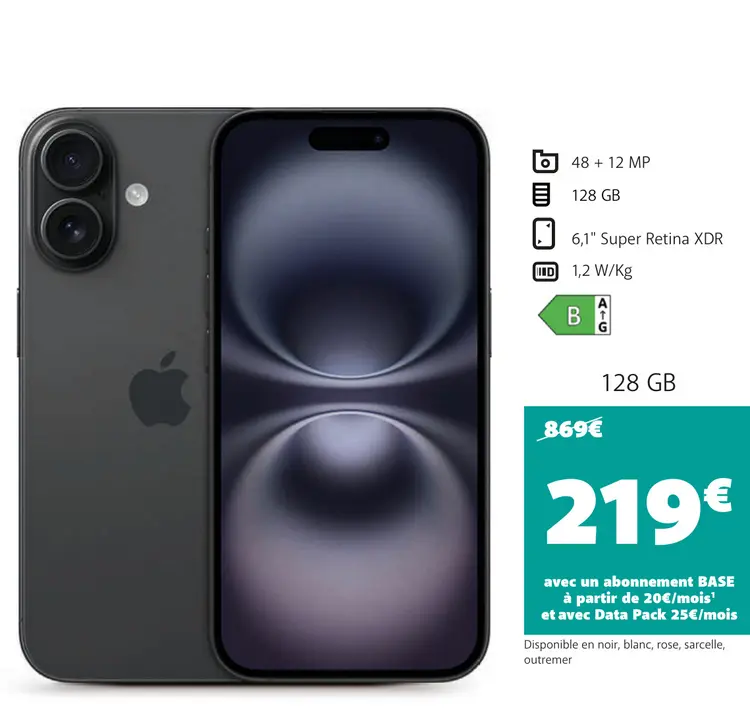 Offre: iPhone