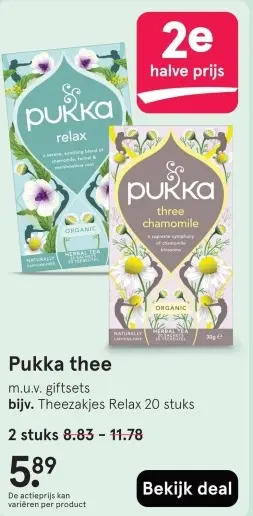 Aanbieding: Pukka thee