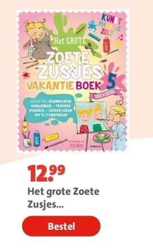 Aanbieding: Het grote Zoete Zusjes Vakantieboek