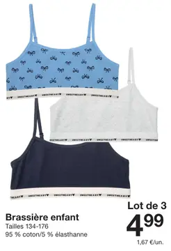 Offre: Brassière enfant