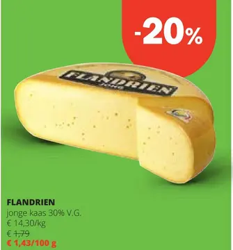 Aanbieding: FLANDRIEN jonge kaas