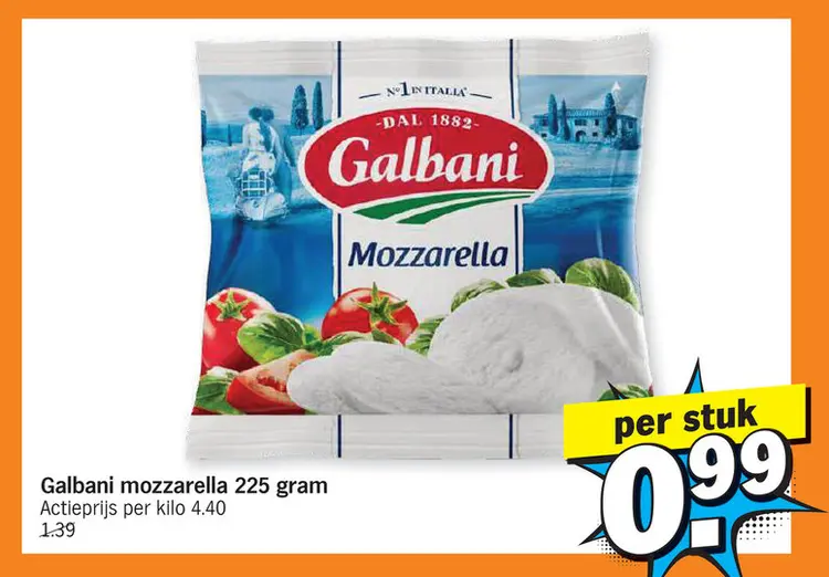 Promotie: Mozzarella