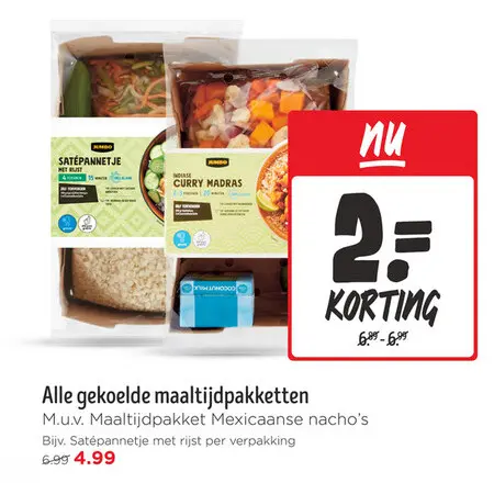 Aanbieding: Alle gekoelde maaltijdpakketten