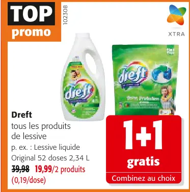Offre: Lessive liquide Original