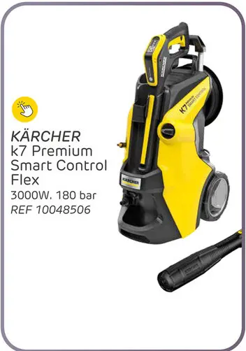 Aanbieding: Kärcher hogedrukreiniger k7 premium smart control - 3000w - 180 bar - 600l/u - slang van 10m - 3-in-1 multi jet