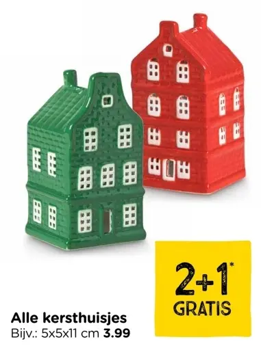 Aanbieding: Alle kersthuisjes