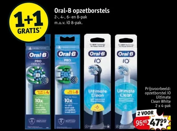 Aanbieding: Oral-B opzetborstels