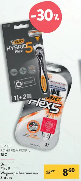 Promotie: Bic Flex 5 - wegwerpscheermessen