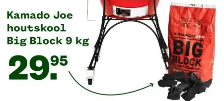 Aanbieding: Kamado Joe houtskool Big Block