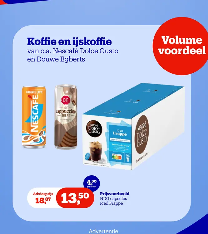 Aanbieding: Koffie en ijskoffie