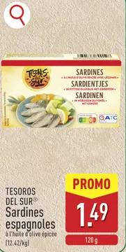 Offre: TESOROS DEL SUR Sardines espagnoles