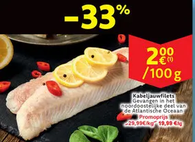 Aanbieding: Kabeljauwfilets