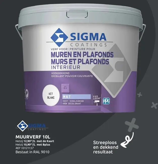 Promotie: Muurverf 10l