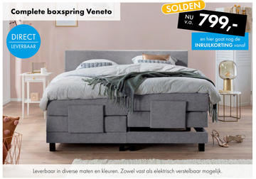 Aanbieding: Complete boxspring Veneto