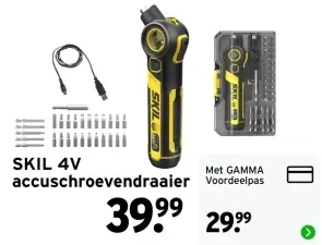 Aanbieding: Accuschroevendraaier