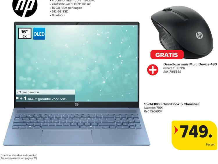 Aanbieding: OmniBook 5 Clamshell