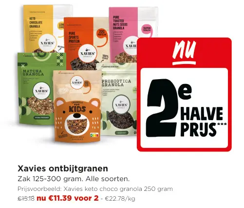 Promotie: Xavies ontbijtgranen