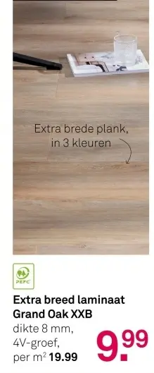 Aanbieding: Extra breed laminaat Grand Oak XXB