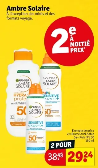 Offre: Brume Anti-Sable Se+ Kids FPS 50