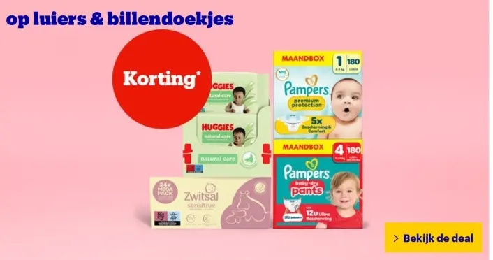 Aanbieding: Luiers & Billendoekjes
