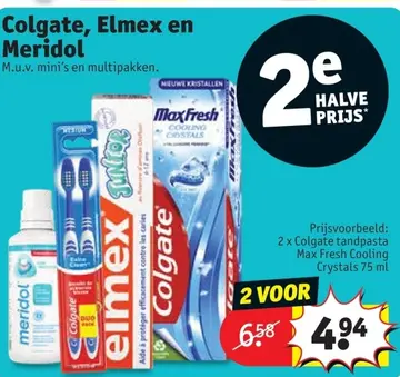 Aanbieding: Colgate, Elmex en Meridol