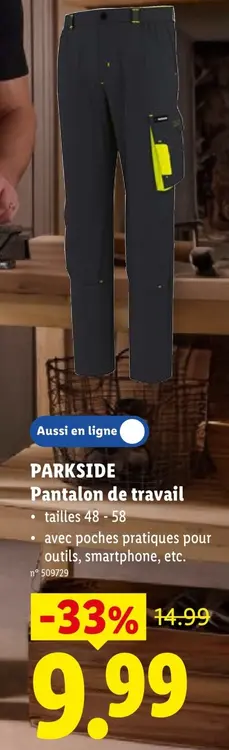 Offre: Pantalon de travail