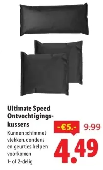 Aanbieding: Ontvochtigingskussens